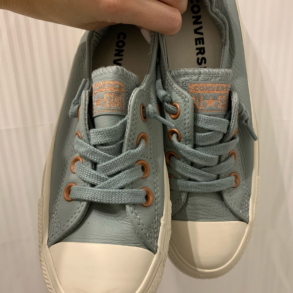 Converse leather shoes